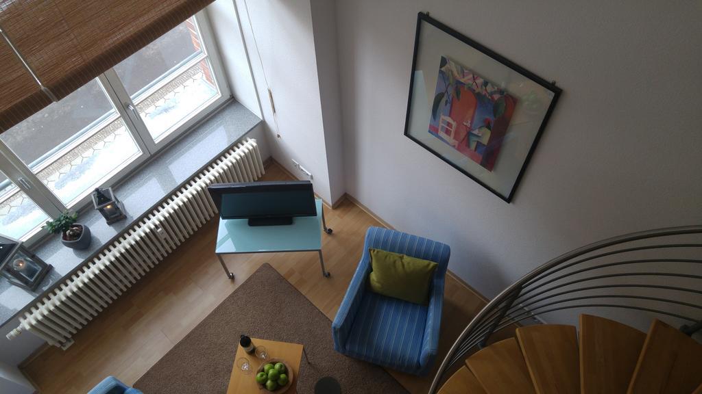 Apartmenthaus Elster Lofts Leipzig Quarto foto